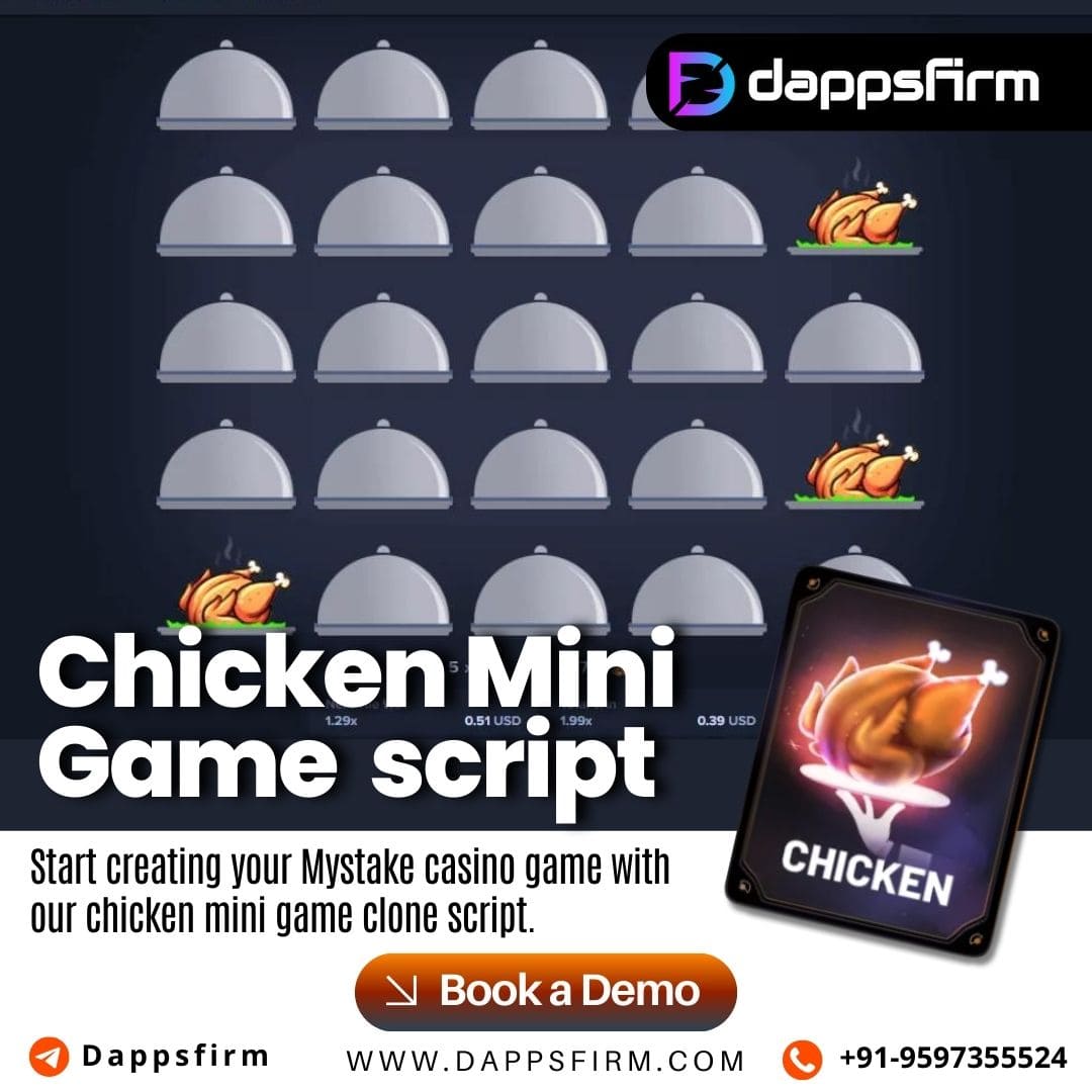 Chicken Mini Game Clone Script with 5×5 Grid & High Multiplier System