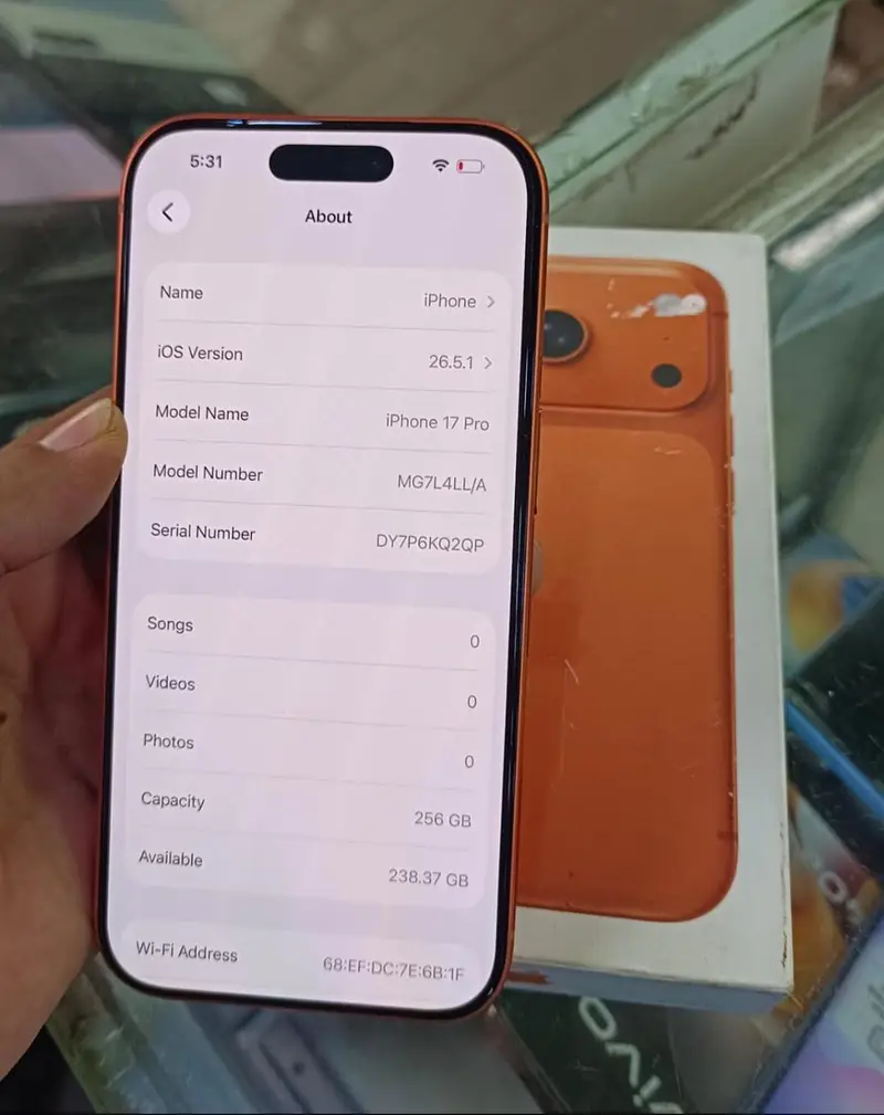 Apple iPhone 17 Pro JV 256GB – Mobile Ad Pakistan