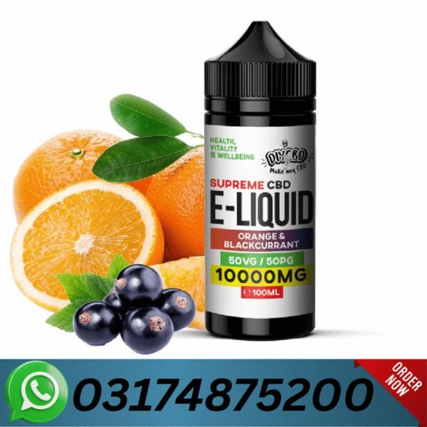 CBD E-Liquid 10000MG Orange & Blackcurrant Price In Okara – 0317487520