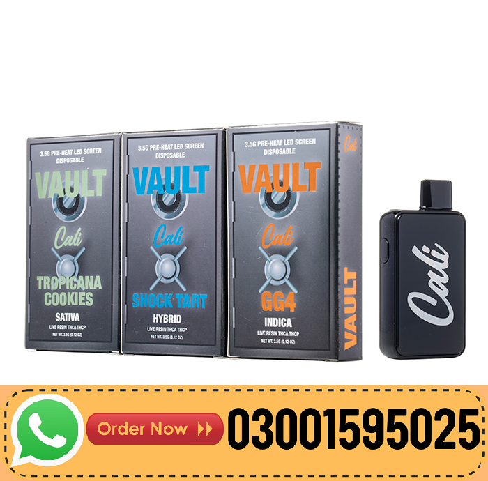 Cali Extrax VAULT Disposable 3.5G In Muzaffarabad- 03001595025