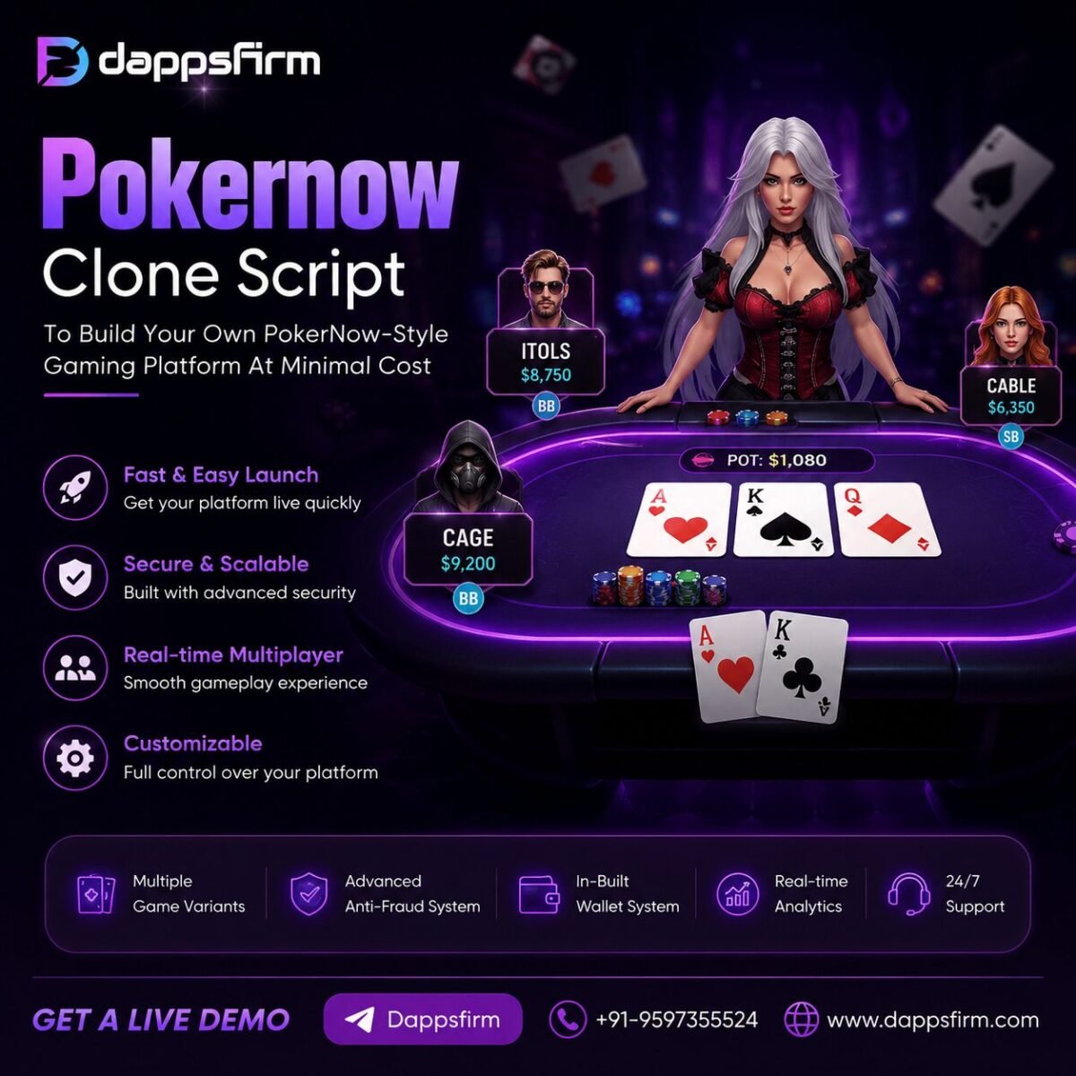 Next-Gen Pokernow Clone Script for High-ROI Poker Platforms