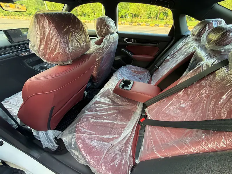 2024 White Honda Civic RS for Sale in Pakistan – Burgundy Interior