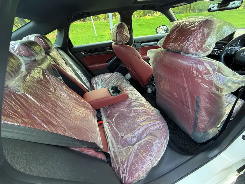 2024 White Honda Civic RS for Sale in Pakistan – Burgundy Interior