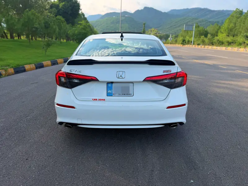 2024 White Honda Civic RS for Sale in Pakistan – Burgundy Interior