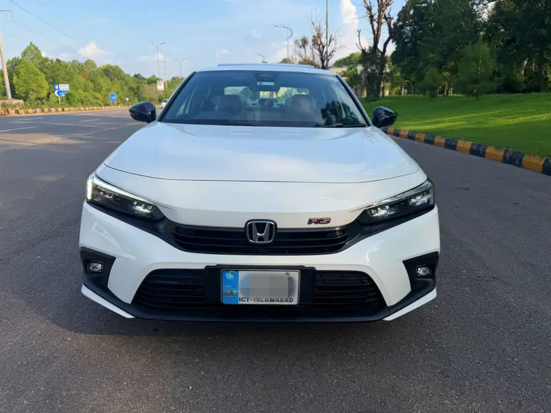 2024 White Honda Civic RS for Sale in Pakistan – Burgundy Interior