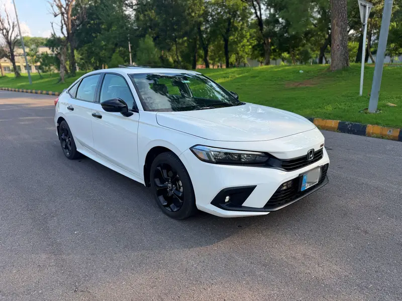 2024 White Honda Civic RS for Sale in Pakistan – Burgundy Interior