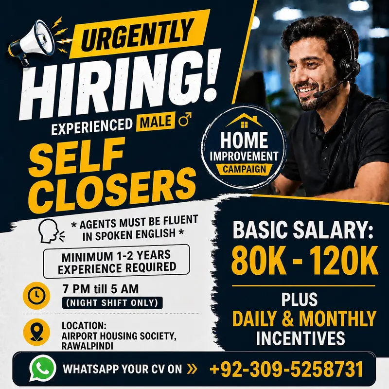 Customer Sales Representative Job – Self Closer Required
